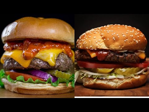 BEST GRILLED BURGERS Recipes In 3 Minutes | Best Grilled Burger Recipes | Burger Recipes At Home #1