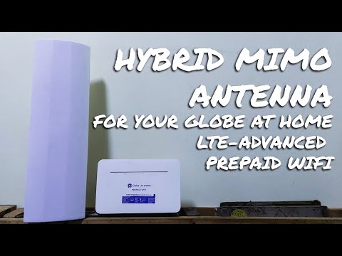 Hybrid MIMO Antenna for your Globe At Home LTE-Advanced Prepaid WiFi [Speedest]