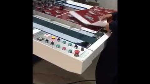 YFMB-L Semiautomatic Thermal Film Laminating Machine