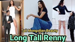 Rentsenkhurloo Bud - Tallest Mangolian Beauty (6'9') | worlds longest legs | Tall Woman Short man |