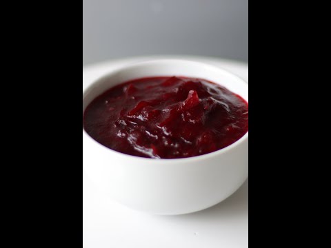 Homemade Cranberry Sauce Recipe