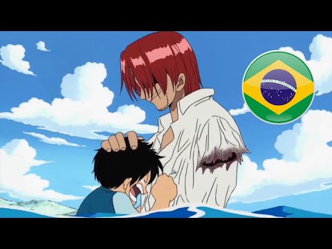 Shanks salva Luffy de um Rei Dos Mares - Dublado