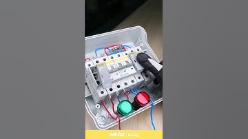 How to Install DC SPD, Fuse & MCB for One String in a PV Combiner Box.