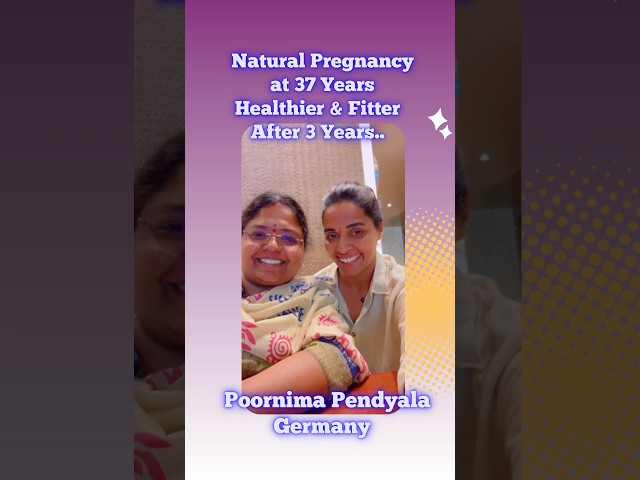 A Proud 3 year Milestone for Poornima Pendyala garu, maintaining her & her baby’s health.