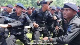 YEL YEL TERBAIK TAMTAMA BRIMOB TAHUN 2021 DI PUSDIK WATUKOSEK BRIMOB POLRI