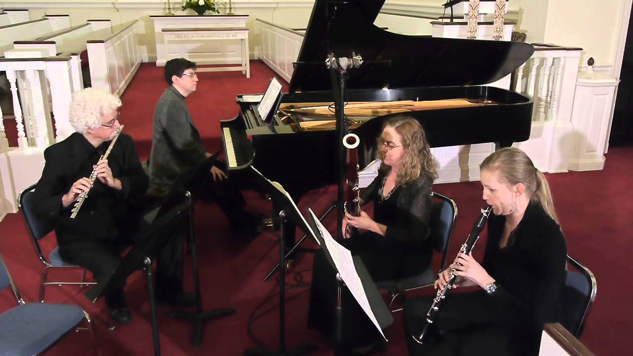 Mvt. 1 from Quartet for Woodwind Trio and Piano by Bill Douglas YouTube