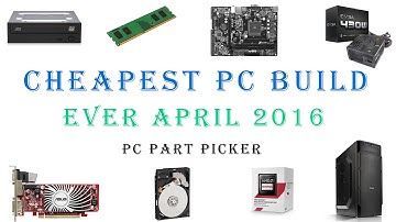 Best Budget PC Build For £150 | April 2016