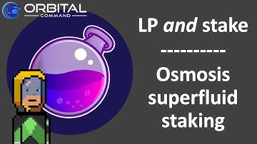 Superfluid Staking on Osmosis | Provide Liquidity AND Stake