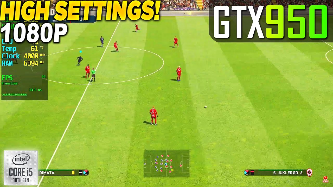 PES 2019 GTX 950 - 1080p High, - YouTube