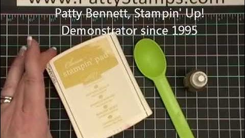 Technique Tip for Reinking Stampin Up! ink pads