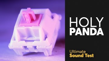 The Ultimate Drop + Invyr HOLY PANDA Sound Test | Great Tactile THOCK!