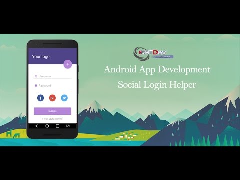 Android Studio Tutorial - Social Login Helper