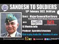 Sandesh to soldiers  maj gen ravi arora