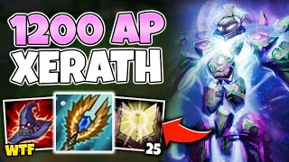 WHEN THE RANK 1 XERATH HITS LATE GAME! (1200 AP ...