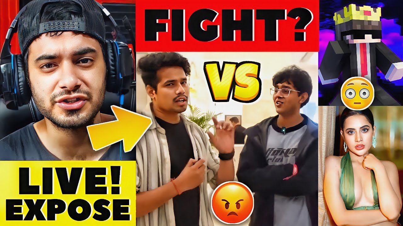 Gamerfleet Angry GamerFleet Vs Rachitroo ANGRY FIGHT? | YesSmartyPie Live EXPOSED ...