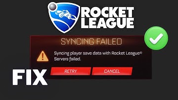 Syncing Player Saved Data With Rocket League Servers Failed PC PS Xbox حل مشكلة مزامنة الملفات روكيت