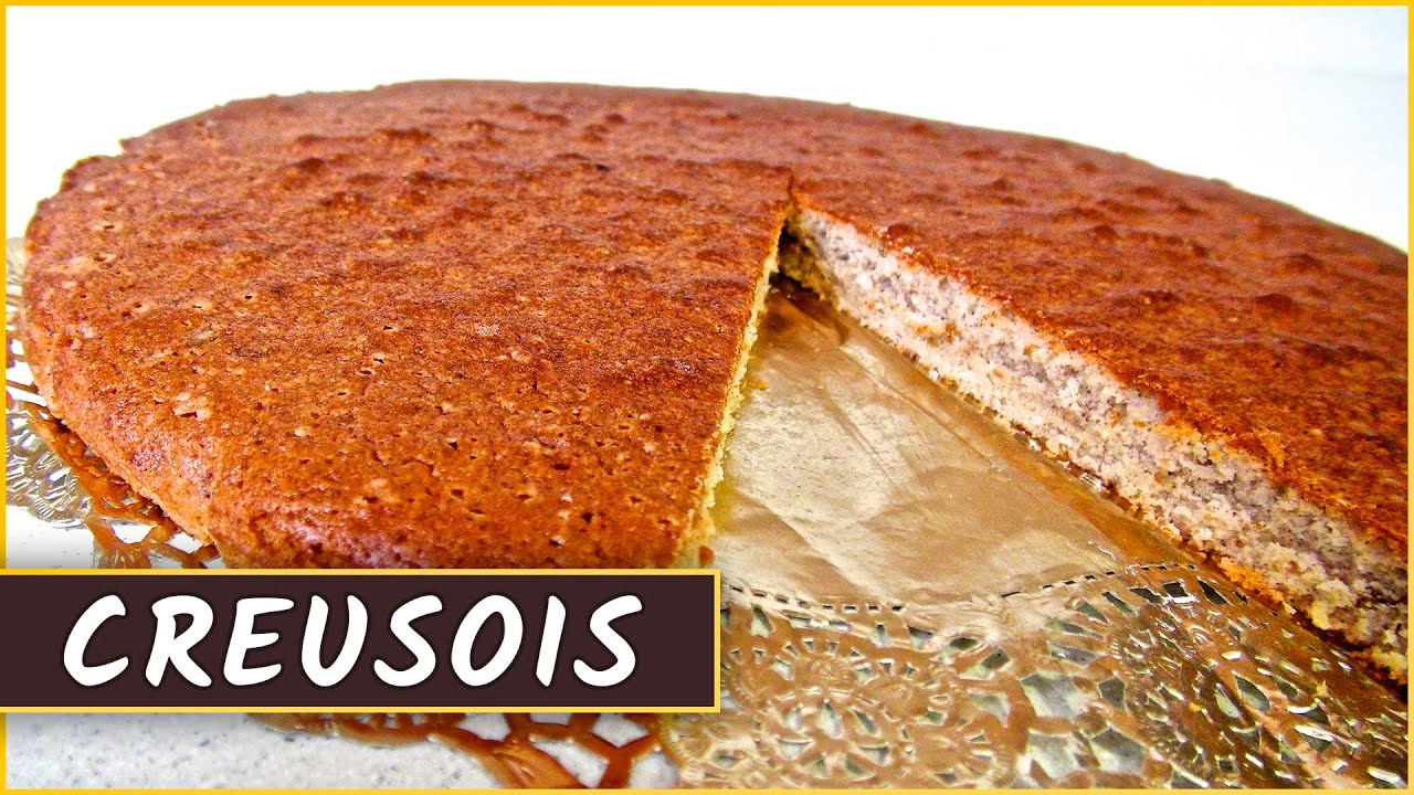 Recette du Creusois (gâteau aux noisettes) YouTube Recette du Creusois (gâteau aux noisettes) YouTube