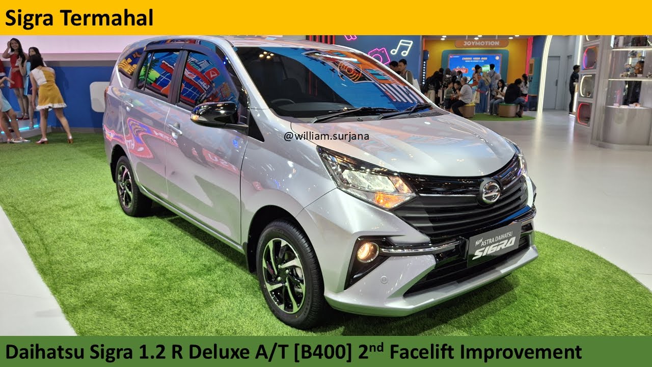 Daihatsu Sigra 1.2 R Deluxe A/T [B401] 2nd Facelift Improvement review - Indonesia