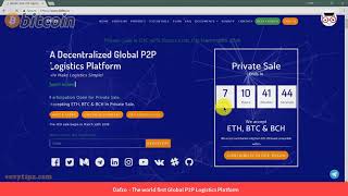 Dafzo ICO Decentralized Blockchain - The world first Global Peer to Peer Logistics Platform