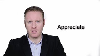 Appreciate - Meaning | Pronunciation || Word Wor(l)d - Audio Video Dictionary