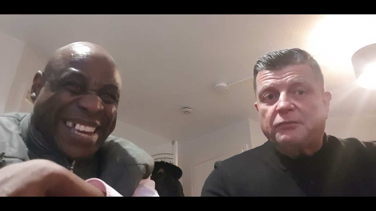 Mr Fish and Matty Howard wishing you all a merry Christmas and happy new year