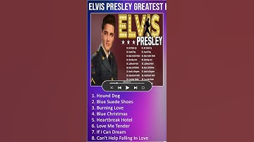 Thumbnail of Elvis Presley Greatest Hits Playlist Full Album   Best Songs Of Elvis Presley Collection #shorts