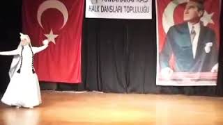 Ankara Kafkas Dans Grubu Ağ Çiçek dansı. Zehra Ergin