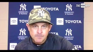 Aaron Boone on the series finale against the Orioles.