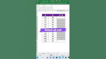 Amazing Multiplication excel tricks #excel #shorts