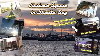 HARBOUR SQUARE | Cloudy yet Romantic!!! | SUNSET in MANILA BAY |
