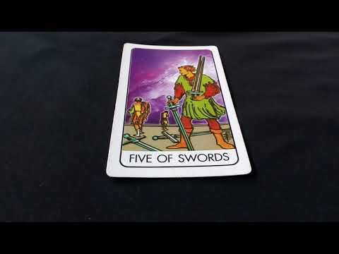 ไพ่ยิบชี ไพ่5ดาบ(Five of Swords)และความหมาย