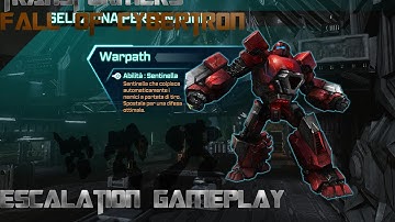 Transformers Fall Of Cybertron : Escalation on Ignition as Warpath ( wave 11 part 1) - gameplay ITA
