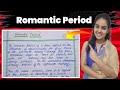 Romantic period  romantic period in english literature  romantic period notes with explanation