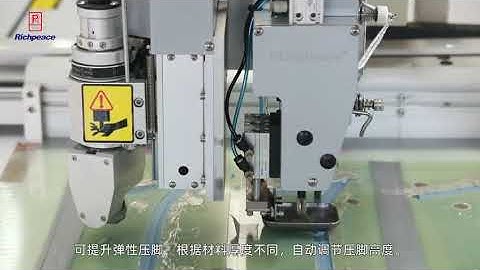 Richpeace CNC Sewing Machine Plus Blade Cutting Function