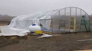 New grape tomato greenhouse construction and planting