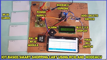 IoT based Smart Shopping Cart using RFID and NodeMCU - ESP8266