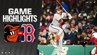 Orioles vs. Red Sox Game Highlights (4\/10\/24) | MLB Highlights