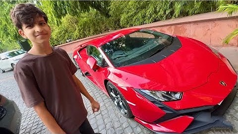 Red Lamborghini Pasand Aagyi ❤#sorvjoshivlogs