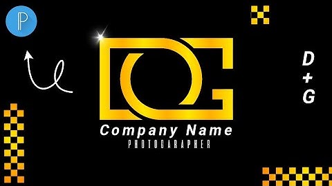 Letter D+G Monogram Logo Design  | How To Create A Logo In Pixellab |Pixellab Tutorial #arxdesign
