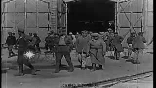 Владивосток 1918 год. Военнопленные 1-ой Мировой под охраной американцев.