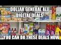 DOLLAR GENERAL ALL DIGITAL DEALS| YOU CAN DO THESE DEALS NOW