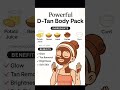 “Summer tan ? Not anymore 😉”Try this once &amp; see tha glow 🤩💫 #tanskin ##beautytips #beautysecrets