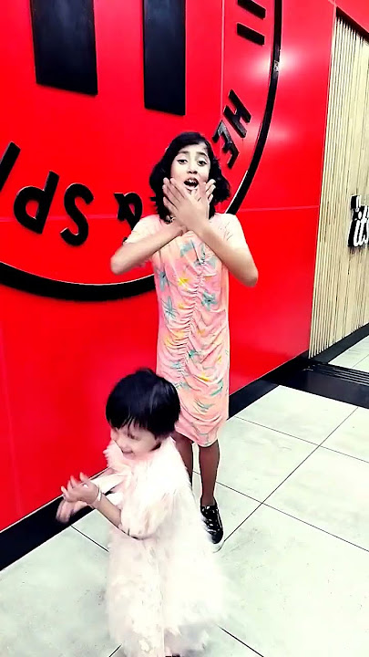 Dancing with my sister 😄