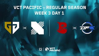 [FIL] 2024 VCT Pacific - Regular Season - Week 3 Day 1