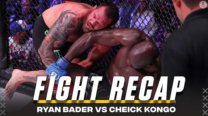 Ryan Bader Defeats Cheick Kongo Via Unanimous Deci...