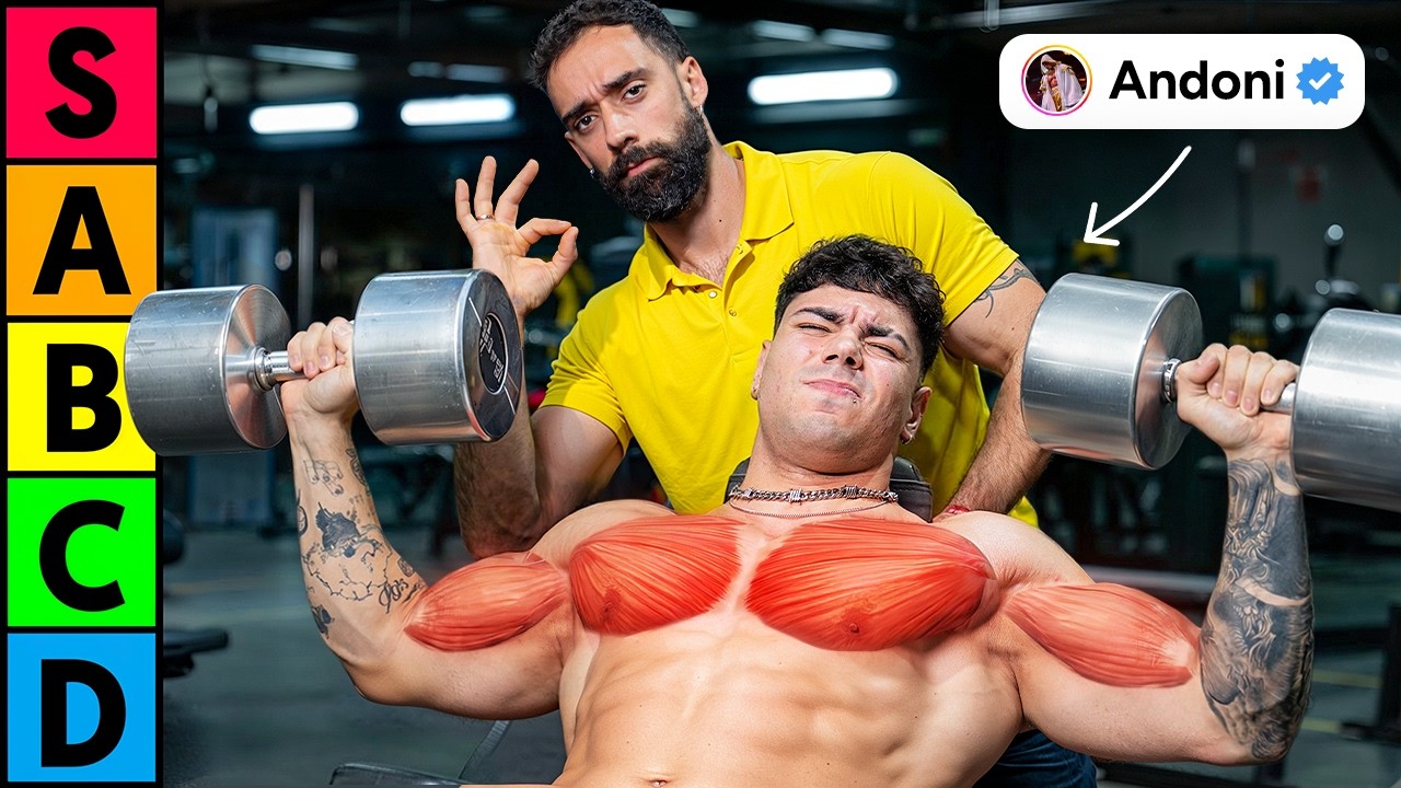 Clasificamos cada ejercicio de torso de PEOR a MEJOR (con Andoni)