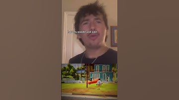 Playing Hello neighbor game for no reason #funny #shorts #memes #videogamememes
