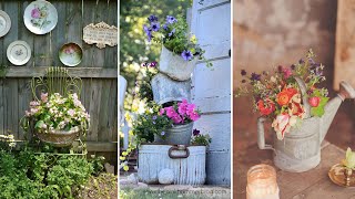 32  Vintage Garden Decor Ideas to Give Your Outdoor Space Vintage Flair | DIY Gardening