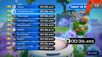 Former 2nd 36.492 Thrust Or Bust With Inputs Astro Bot Free DLC Speedrun PS5 New Level