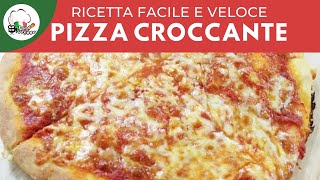 PIZZA VELOCE CROCCANTE CON POCHISSIMO LIEVITO | Carlo Gaiano screenshot 5